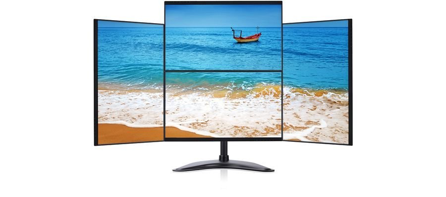 Zenview PowerQuad four-screen LCD monitors