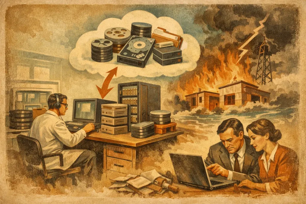 Backup e disaster recovery para pesquisa