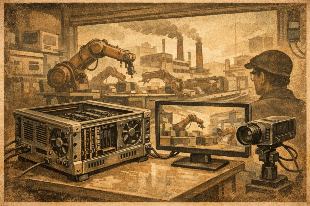 Case GPU para visão computacional industrial